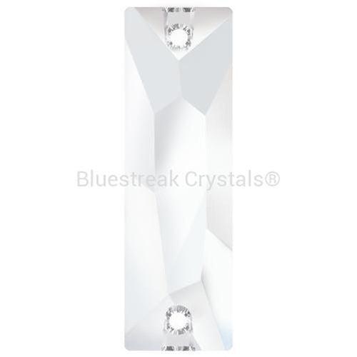 Preciosa Sew On Crystals Slim Baguette Crystal-Preciosa Sew On Crystals-18x6mm - Pack of 2-Bluestreak Crystals
