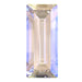 Preciosa Single Stone Setting Baguette in Gold - Bluestreak Crystals