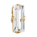 Preciosa Single Stone Setting Baguette in Gold - Bluestreak Crystals