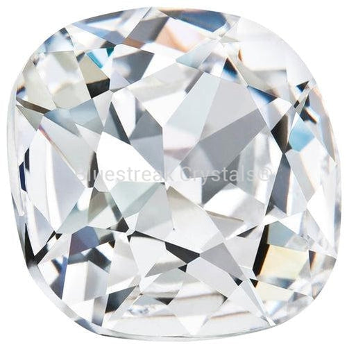 Preciosa Single Stone Setting Cushion Square in Gold-Preciosa Metal Trimmings-Crystal-12mm - Pack of 2-Bluestreak Crystals