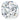 Preciosa Single Stone Setting Cushion Square in Silver - Bluestreak Crystals