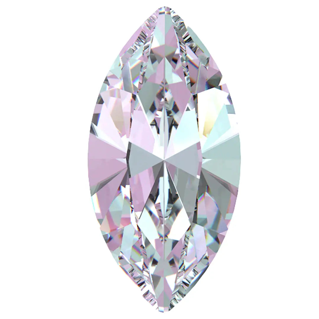 Preciosa Single Stone Setting Navette in Gold - Bluestreak Crystals
