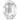 Preciosa Single Stone Setting Oval in Silver - Bluestreak Crystals