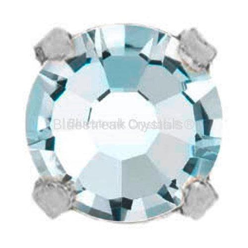 Preciosa Single Stone Setting Round Chaton in Silver-Preciosa Metal Trimmings-Crystal-SS12 - Pack of 40-Bluestreak Crystals