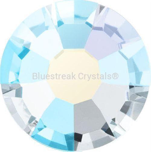 Preciosa Single Stone Setting Round Flat Back Chaton Rose in Gold-Preciosa Metal Trimmings-Crystal AB-SS10 - Pack of 40-Bluestreak Crystals