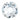 Preciosa Single Stone Setting Round Flat Back Chaton Rose in Silver - Bluestreak Crystals