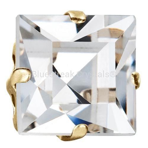 Preciosa Single Stone Setting Square in Gold-Preciosa Metal Trimmings-Bluestreak Crystals