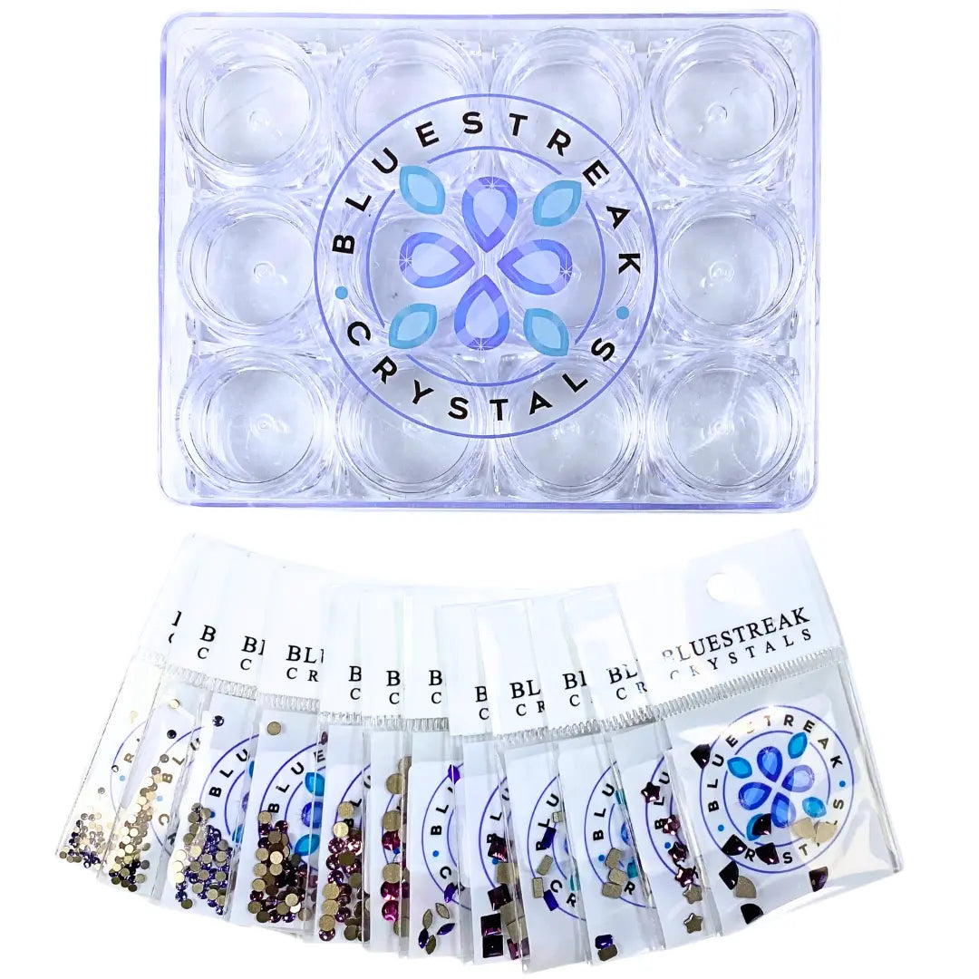 Serinity Flat Back Crystals Non Hotfix Supreme Mix Purples