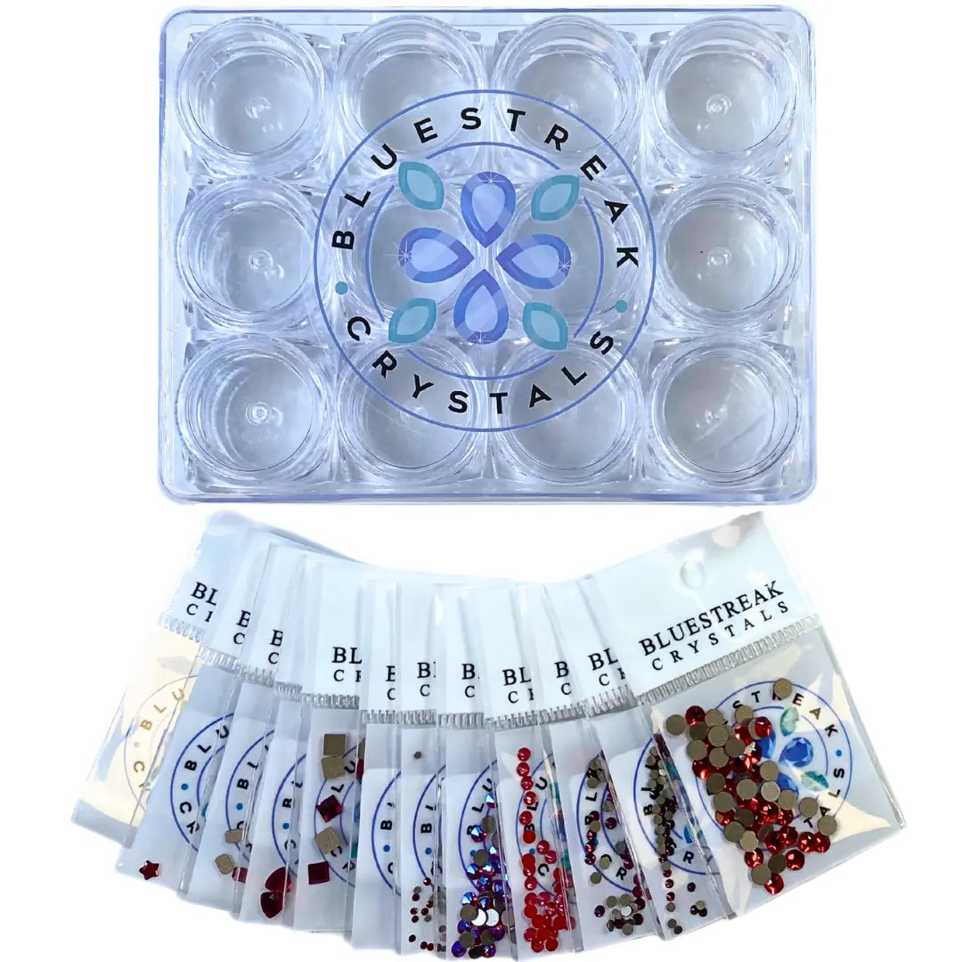 Serinity Flat Back Crystals Non Hotfix Supreme Mix Reds
