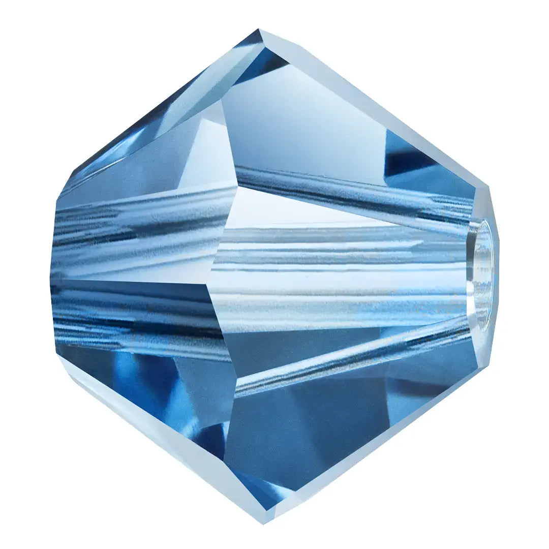 Preciosa Beads Bicone Malibu Blue