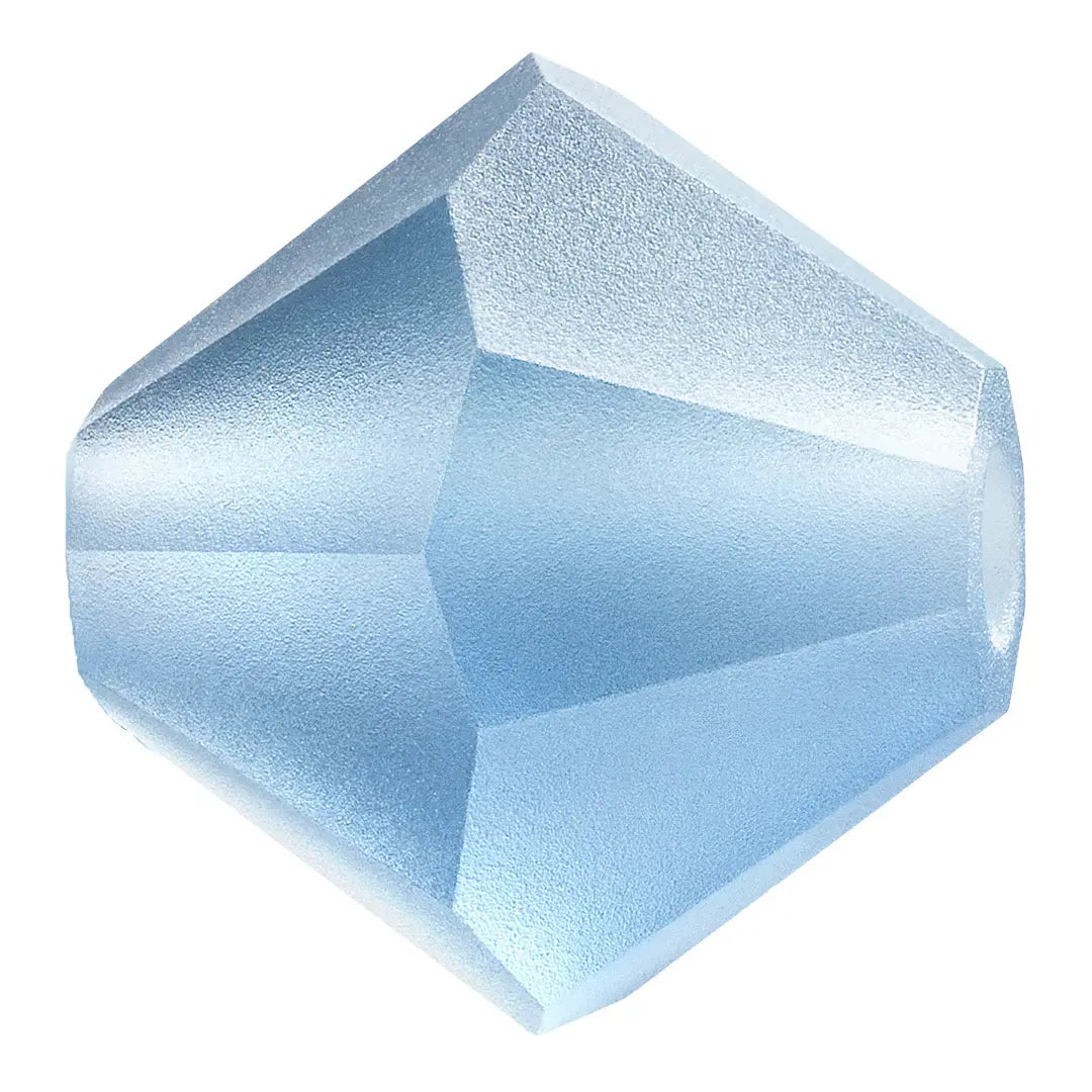 Preciosa Beads Bicone Malibu Blue Matte
