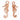 Rose Gold Plated (18k) Sterling Silver Seahorse Charm - Bluestreak Crystals