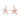 Rose Gold Plated (18k) Sterling Silver Starfish Charm - Bluestreak Crystals