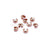 Rose Gold Plated Crimp Covers-Findings For Jewellery-4mm - Pack of 50-Bluestreak Crystals