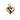 Rose Gold Plated Puffed Heart Charm - Bluestreak Crystals