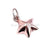 Rose Gold Plated Puffed Star Charm-Findings For Jewellery-10mm - Pack of 1-Bluestreak Crystals