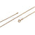 Rose Gold Plated Snake Chains-Findings For Jewellery-16 inch - Pack of 1-Bluestreak Crystals