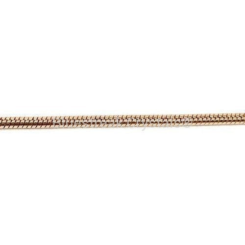 Rose Gold Plated Snake Chains-Findings For Jewellery-Bluestreak Crystals
