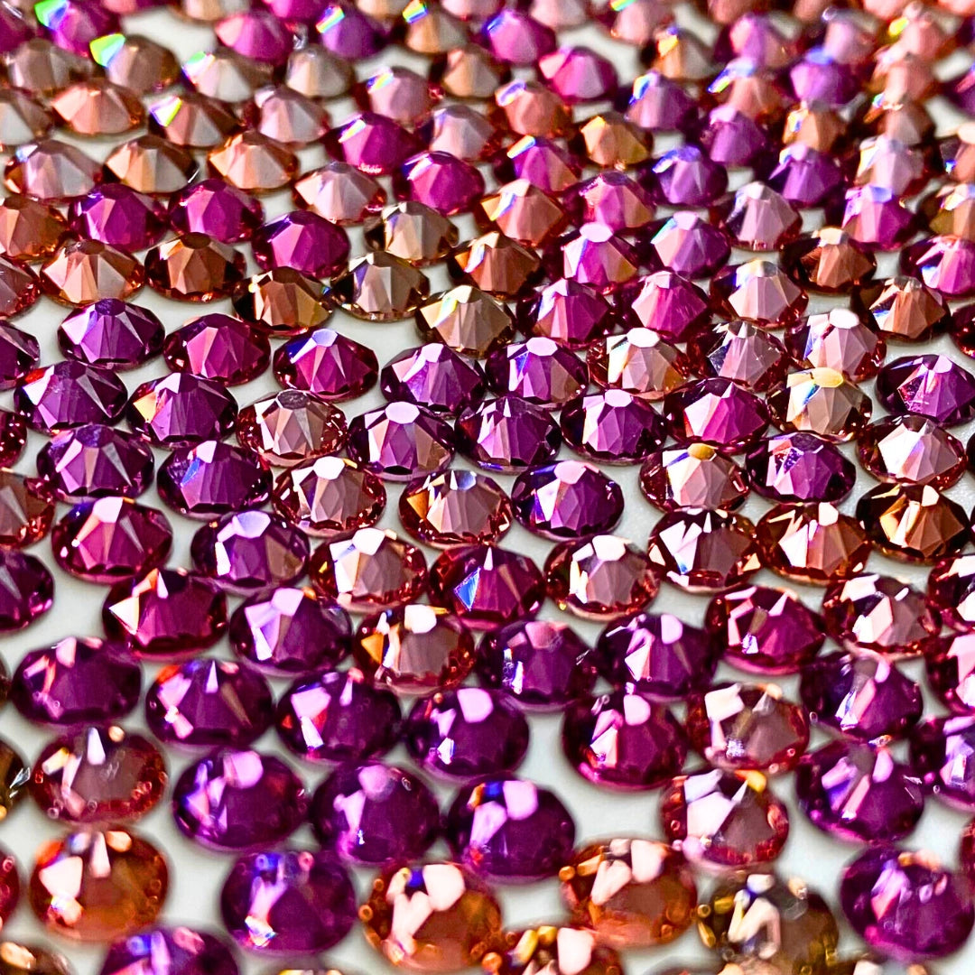 Serinity Flat Back Crystals Non Hotfix Rose Collection