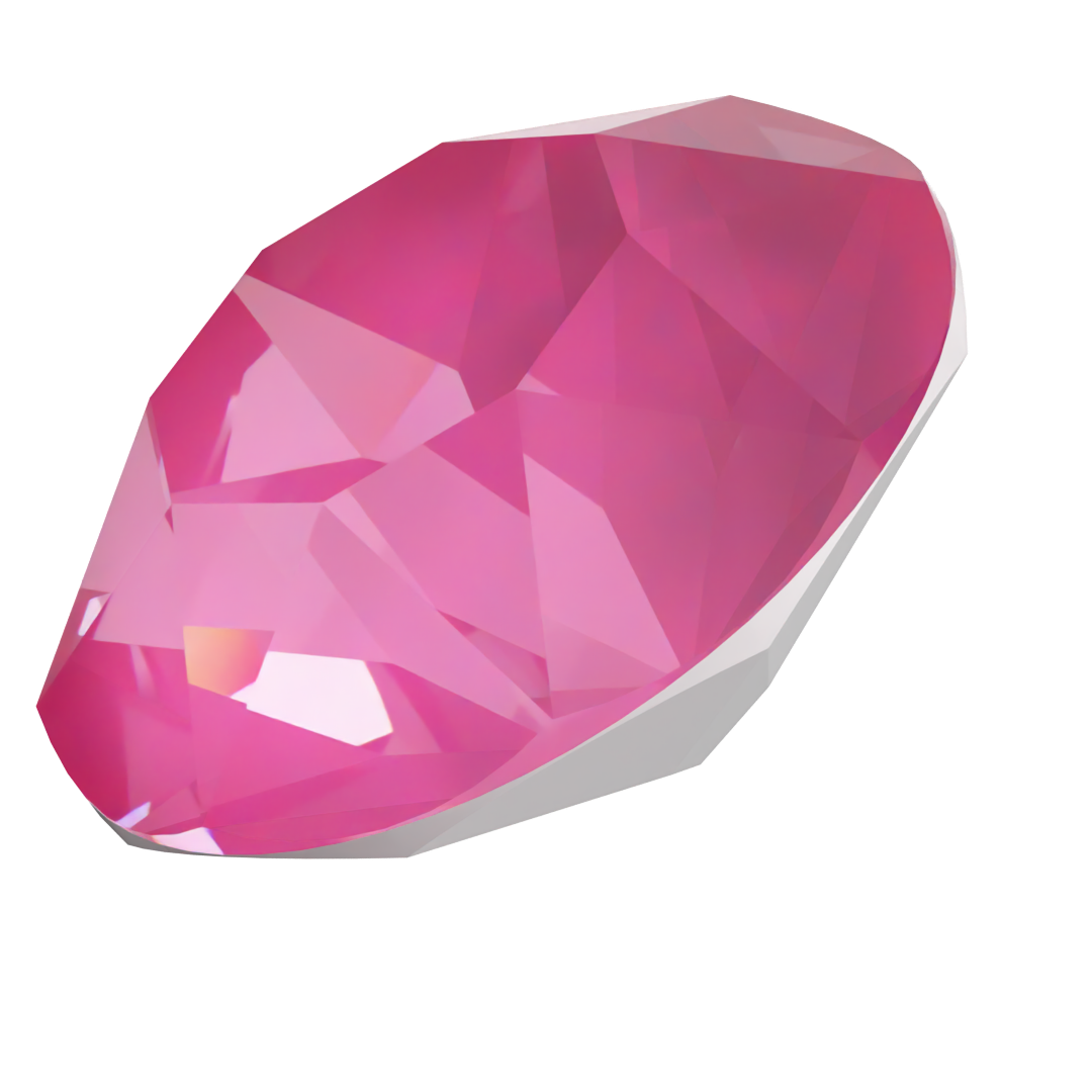 Serinity Chatons Round Stones (1028 & 1088) Crystal Electric Pink Ignite UNFOILED - Bluestreak Crystals