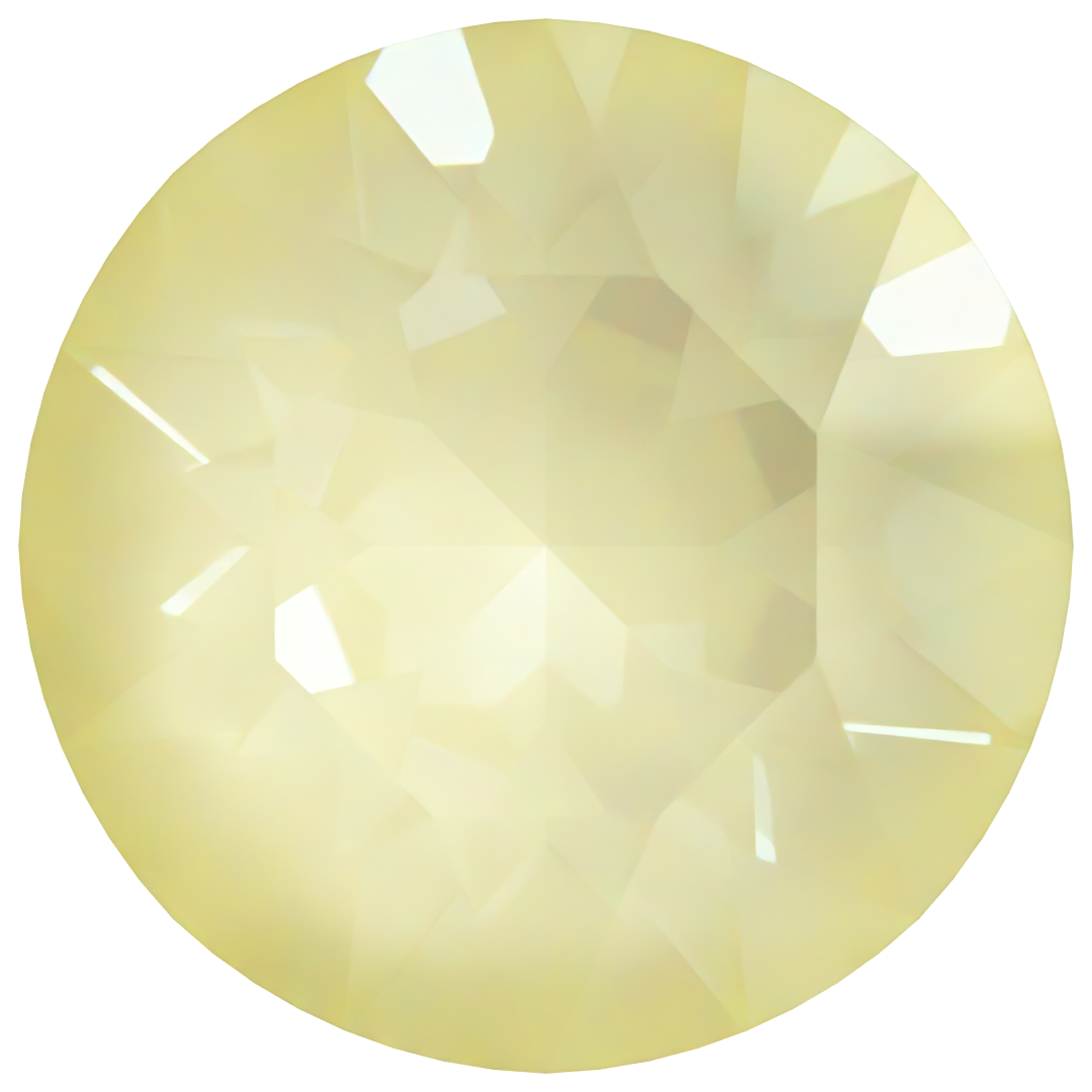 Serinity Chatons Round Stones (1028 & 1088) Crystal Soft Yellow Ignite - Bluestreak Crystals