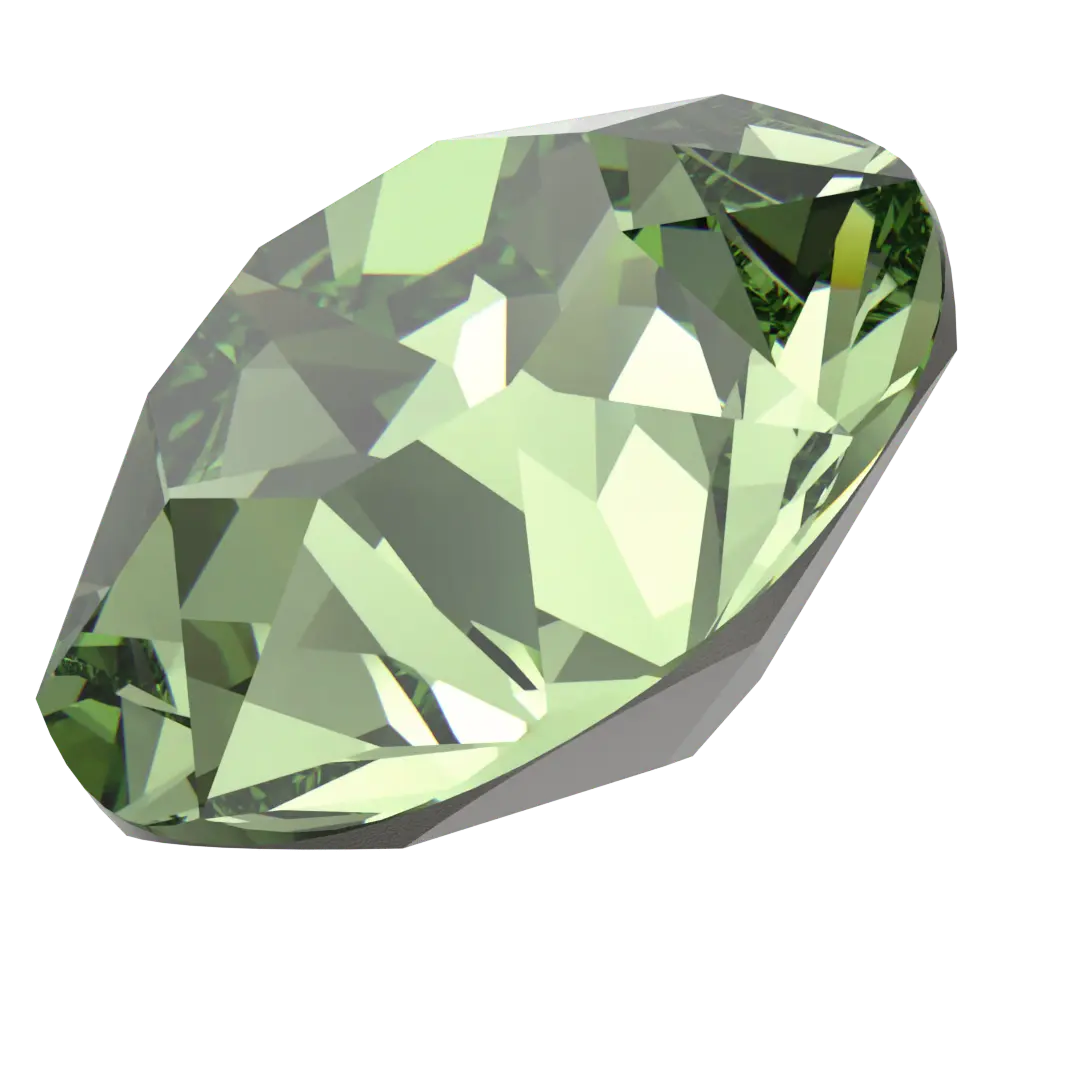 Serinity Chatons Round Stones (1028 & 1088) Dark Peridot - Bluestreak Crystals