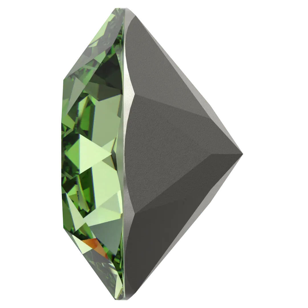 Serinity Chatons Round Stones (1028 & 1088) Dark Peridot - Bluestreak Crystals