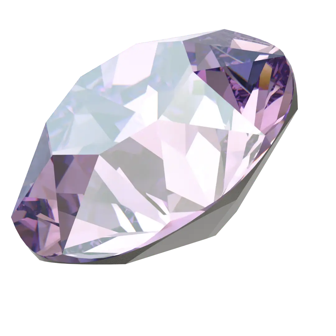 Serinity Chatons Round Stones (1028 & 1088) Violet - Bluestreak Crystals