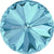 Serinity Chatons Round Stones Rivoli (1122) Aquamarine-Serinity Chatons & Round Stones-SS39 (8.30mm) - Pack of 10-Bluestreak Crystals