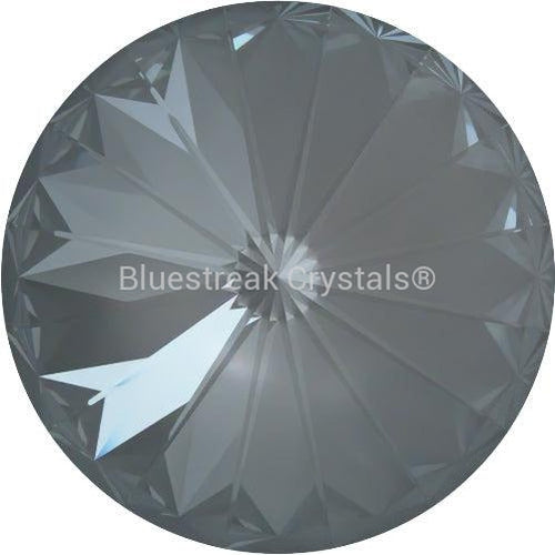 Serinity Chatons Round Stones Rivoli (1122) Crystal Dark Grey Ignite UNFOILED-Serinity Chatons & Round Stones-12mm - Pack of 4-Bluestreak Crystals