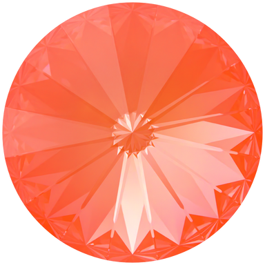 Serinity Chatons Round Stones Rivoli (1122) Crystal Electric Orange Ignite UNFOILED - Bluestreak Crystals