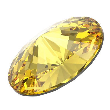 Serinity Chatons Round Stones Rivoli (1122) Light Topaz - Bluestreak Crystals