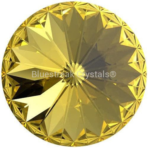 Serinity Chatons Round Stones Rivoli (1122) Light Topaz-Serinity Chatons & Round Stones-SS39 (8.30mm) - Pack of 10-Bluestreak Crystals