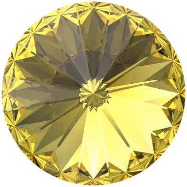 Serinity Chatons Round Stones Rivoli (1122) Light Topaz - Bluestreak Crystals