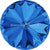 Serinity Chatons Round Stones Rivoli (1122) Sapphire-Serinity Chatons & Round Stones-SS39 (8.30mm) - Pack of 10-Bluestreak Crystals