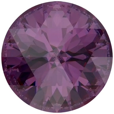 Serinity Chatons Round Stones Rose Cut (1401) Amethyst Ignite UNFOILED - Bluestreak Crystals