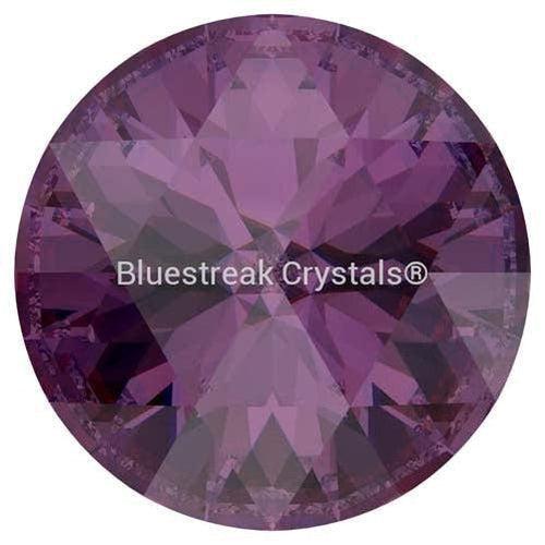 Serinity Chatons Round Stones Rose Cut (1401) Amethyst-Serinity Chatons & Round Stones-8mm - Pack of 2-Bluestreak Crystals