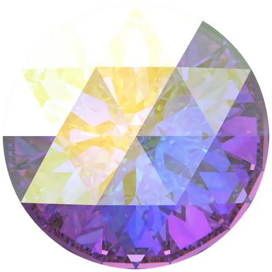 Swarovski Chatons Round Stones Rose Cut (1401) Crystal AB - Bluestreak Crystals