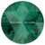 Serinity Chatons Round Stones Rose Cut (1401) Emerald Ignite UNFOILED-Serinity Chatons & Round Stones-8mm - Pack of 2-Bluestreak Crystals