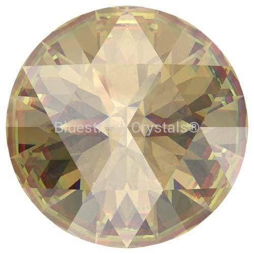 Serinity Chatons Round Stones Rose Cut (1401) Light Colorado Topaz Ignite UNFOILED-Serinity Chatons & Round Stones-8mm - Pack of 2-Bluestreak Crystals
