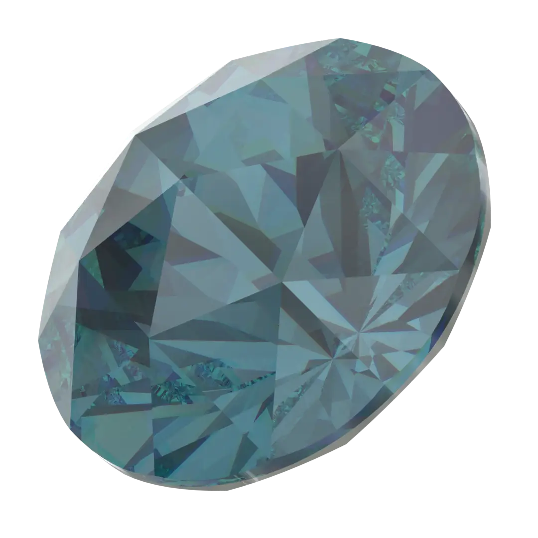 Swarovski Chatons Round Stones Rose Cut (1401) Montana - Bluestreak Crystals