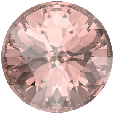 Serinity Chatons Round Stones Rose Cut (1401) Vintage Rose - Bluestreak Crystals