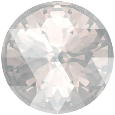 Swarovski Chatons Round Stones Rose Cut (1401) White Opal - Bluestreak Crystals
