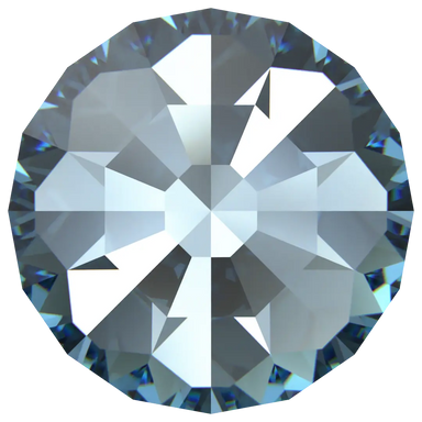 Serinity Chatons Round Stones Small (1100) Aquamarine - Bluestreak Crystals