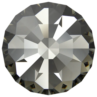 Serinity Chatons Round Stones Small (1100) Black Diamond - Bluestreak Crystals