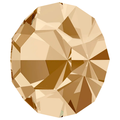 Serinity Chatons Round Stones Small (1100) Crystal Golden Shadow - Bluestreak Crystals