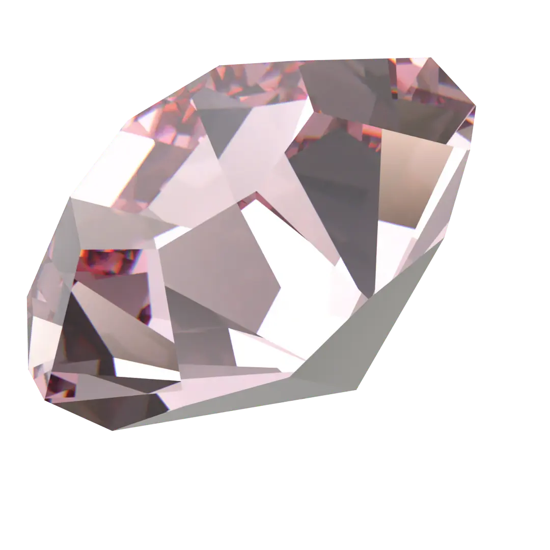 Serinity Chatons Round Stones Small (1100) Light Rose - Bluestreak Crystals