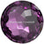 Serinity Chatons Round Stones Thin (1383) Amethyst-Serinity Chatons & Round Stones-8mm - Pack of 2-Bluestreak Crystals
