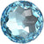 Serinity Chatons Round Stones Thin (1383) Aquamarine-Serinity Chatons & Round Stones-8mm - Pack of 2-Bluestreak Crystals