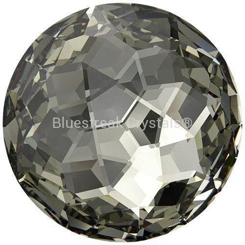Serinity Chatons Round Stones Thin (1383) Black Diamond-Serinity Chatons & Round Stones-8mm - Pack of 2-Bluestreak Crystals
